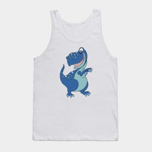 Funny cute dinosaur. Baby stylish art Tank Top